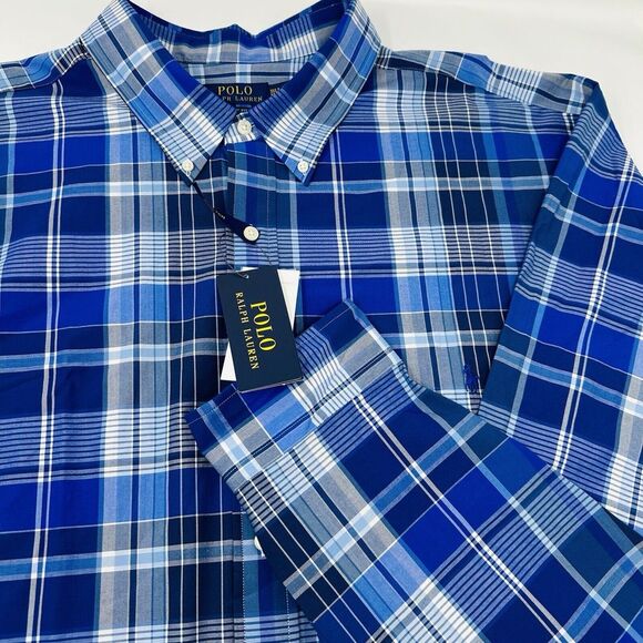 Polo by Ralph Lauren Other - NEW Polo Ralph Lauren Mens 3XLT Stretch Plaid Button Down Classic Fit Shirt $125